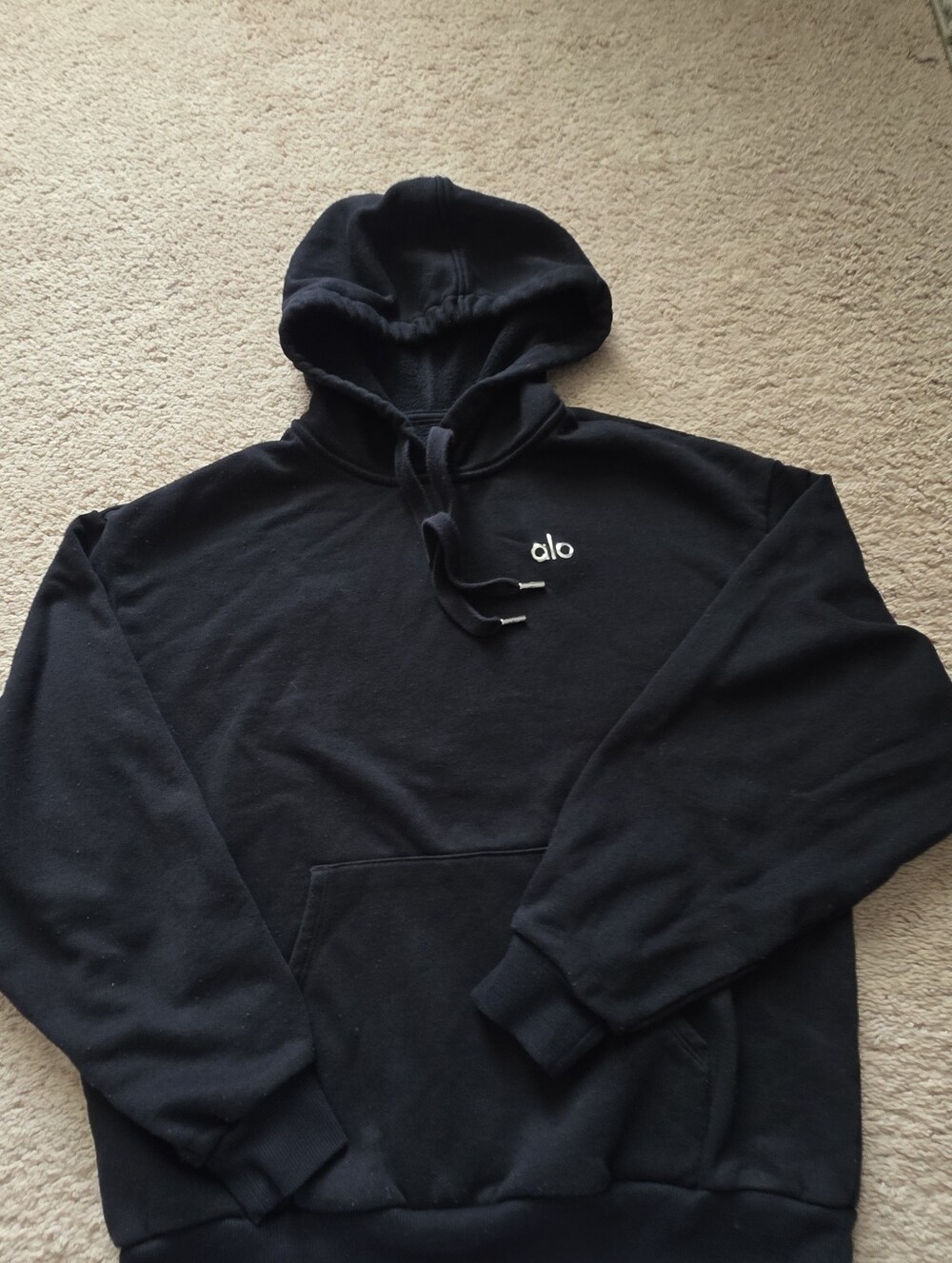 ALO Accolade Hoodie Black Medium